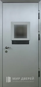 Дверь для кассы с открывающимся окном №8 внешняя - фото